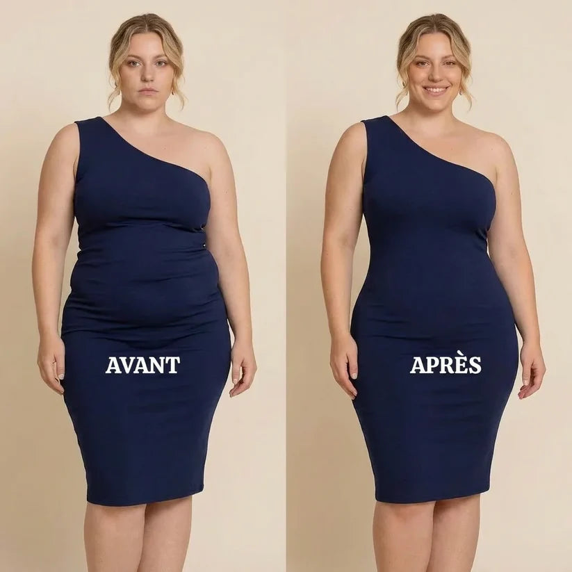 Culotte gainante post-partum à bande croisée 360°